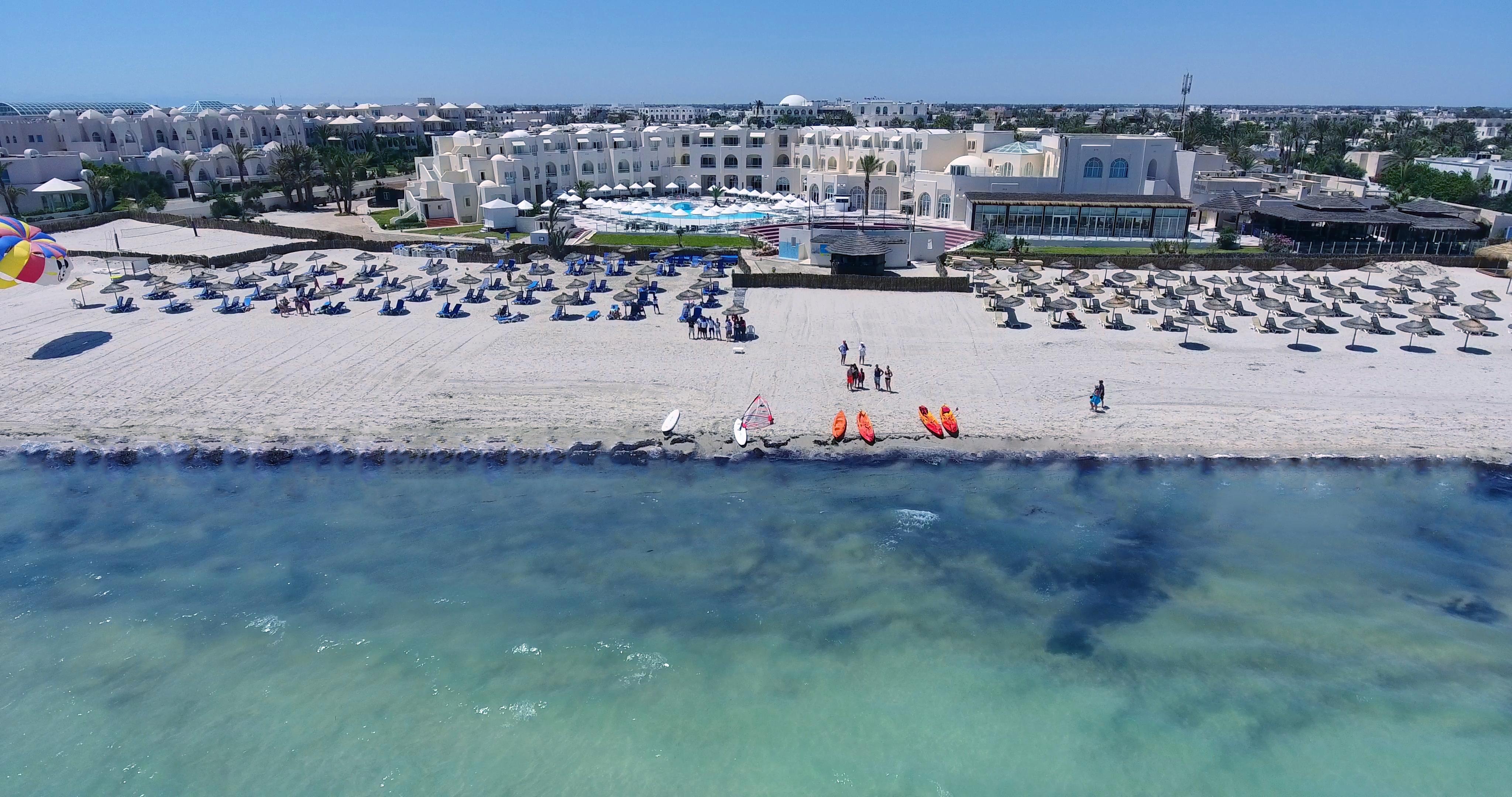 Telemaque Beach & Spa Mezraia Bagian luar foto