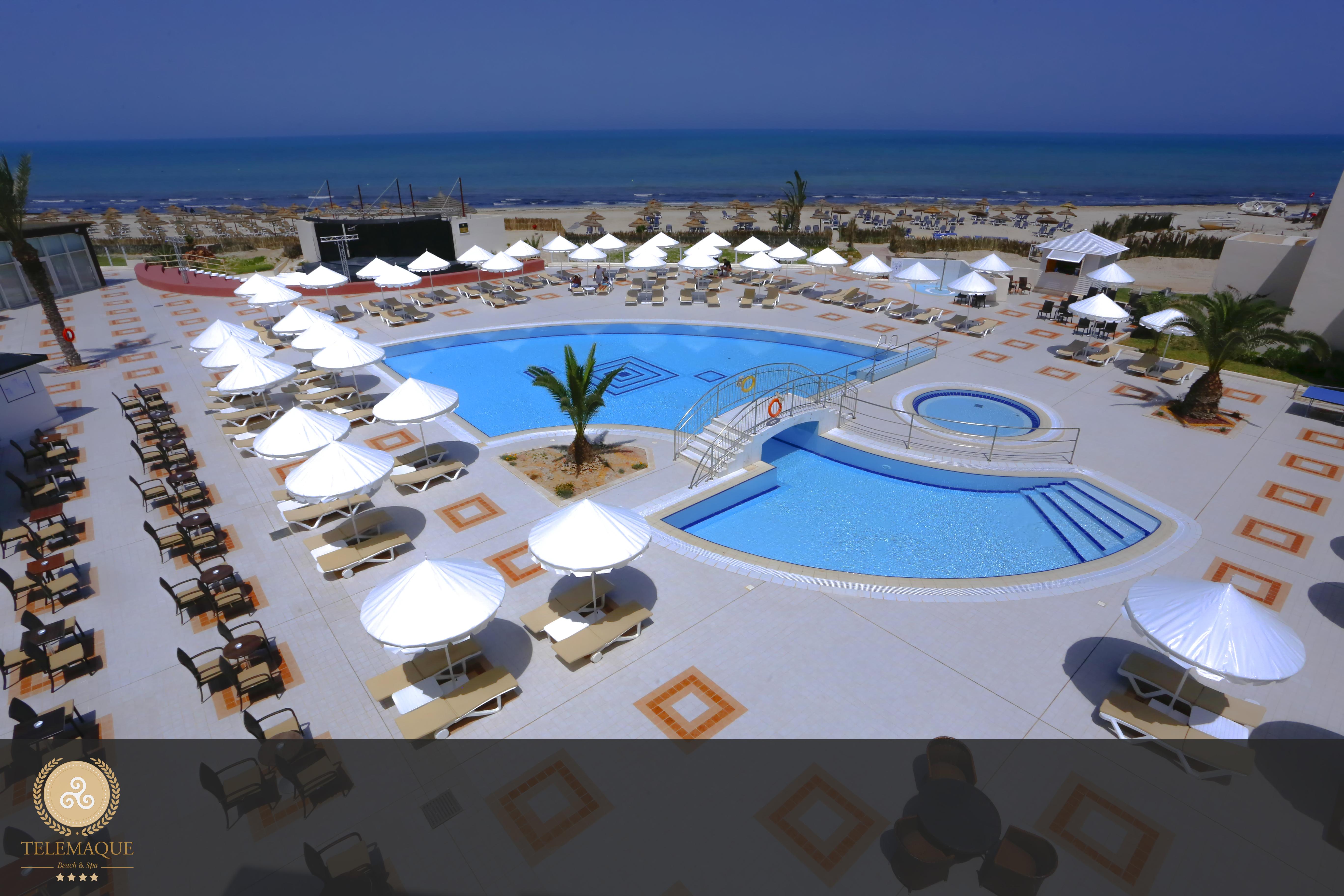 Telemaque Beach & Spa Mezraia Bagian luar foto