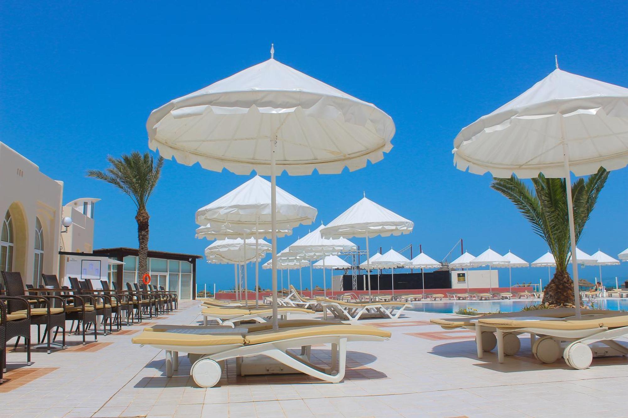 Telemaque Beach & Spa Mezraia Bagian luar foto